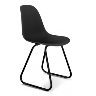 Комплект мебели обеденный SHT-DS9 (венге/черный, стол+стулья), 2220x2220x840мм