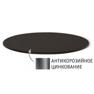 Комплект мебели обеденный SHT-DS22 черно-коричневый / черный (цинк)