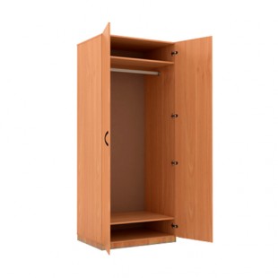 Шкаф для преподавательской (гардероб глубокий) 900х520х1900мм ШПО-80 (гл) (ОЛЬХА)