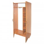 Шкаф для преподавательской комбинированный (гардероб) 900х400х1900мм, арт. ШПК (ОЛЬХА)