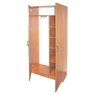 Шкаф для преподавательской комбинированный (гардероб) 900х400х1900мм, арт. ШПК (ОЛЬХА)