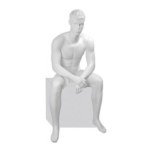 Tom Pose 06 \ Манекен мужской, скульптурный, сидячий