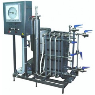 Комплект оборудования для пастеризации (проточный пастеризатор-охладитель молока) ИПКС-013-1000СГ