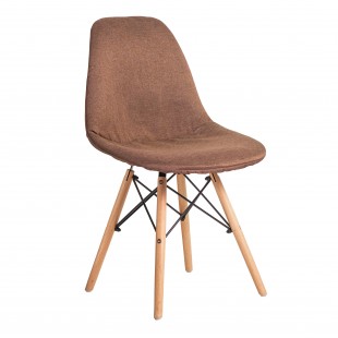 Чехол Е02 на стул Eames, уплотненный коричневый