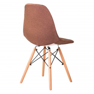 Чехол Е02 на стул Eames, уплотненный коричневый