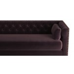 Диван-кровать Chesterfield Florence трехместный раскладной фиолетовый