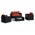 Комплект мебели под ротанг LUX 4
