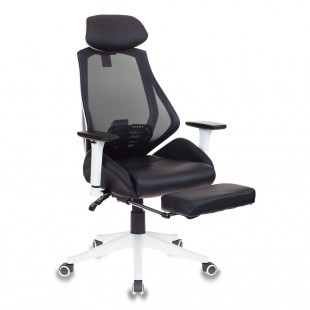 Кресло игровое CH-W770/BLACK, белый пластик
