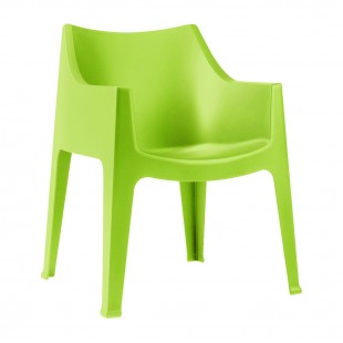 Кресло пластиковое Coccolona, зеленый