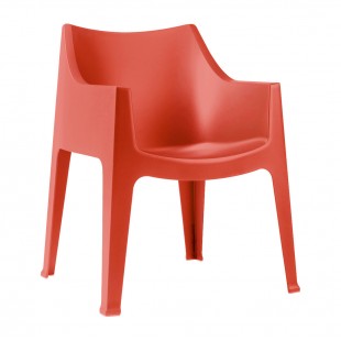 Кресло пластиковое Coccolona, красный