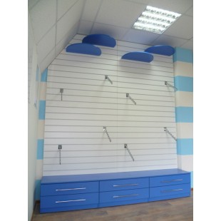 Комплект мебели "Блон" для детского магазина одежды и обуви